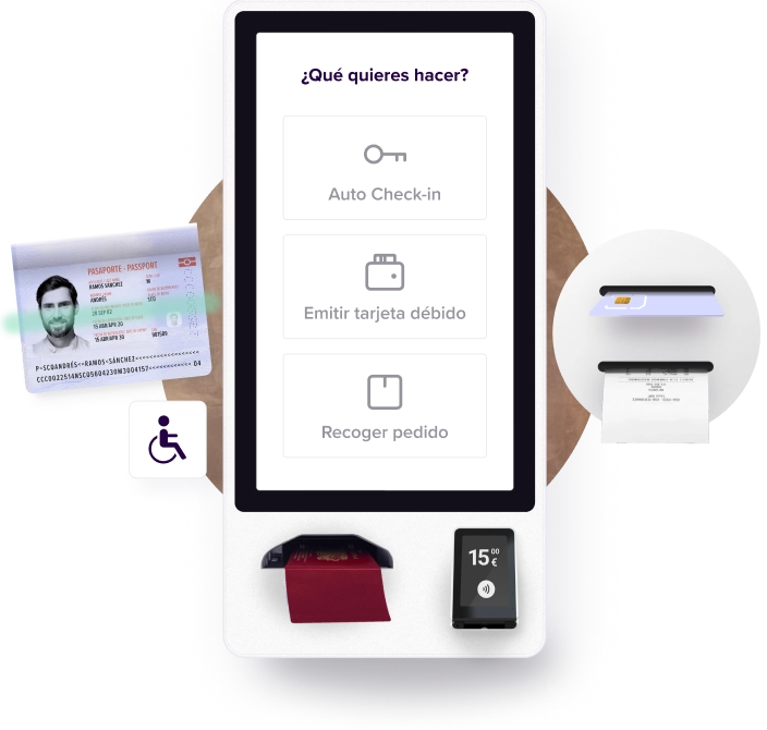 Kiosco autoservicio menú