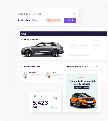 Customer Hub for insurance sector