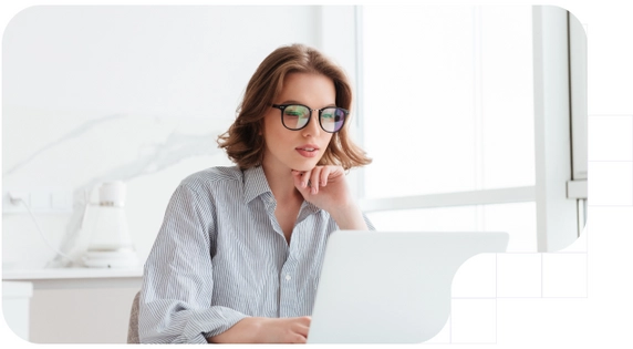 Woman managing tasks