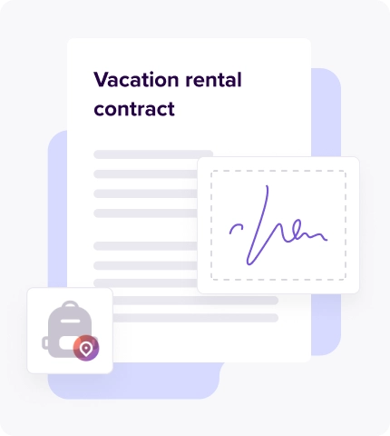 Vacation rental contract