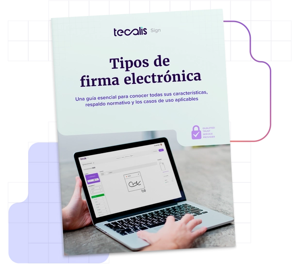 Tipos de firma disponibles en Tecalis Sign