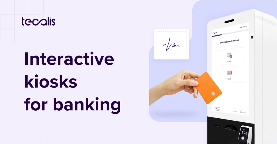 Interactive kiosk for banking blogpost header